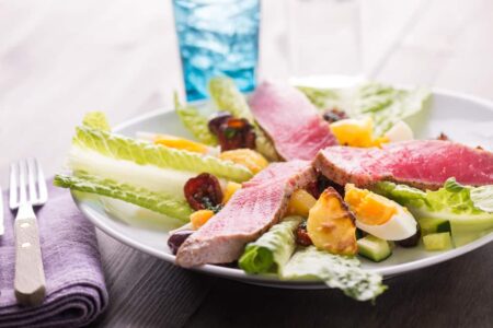 Salade Niçoise au thon rouge